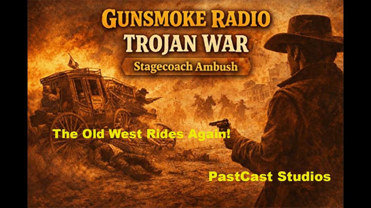 Gunsmoke Radio – “Trojan War” 1953 | Stagecoach Robbery & an Old Flame | Classic Old Time Radio West
