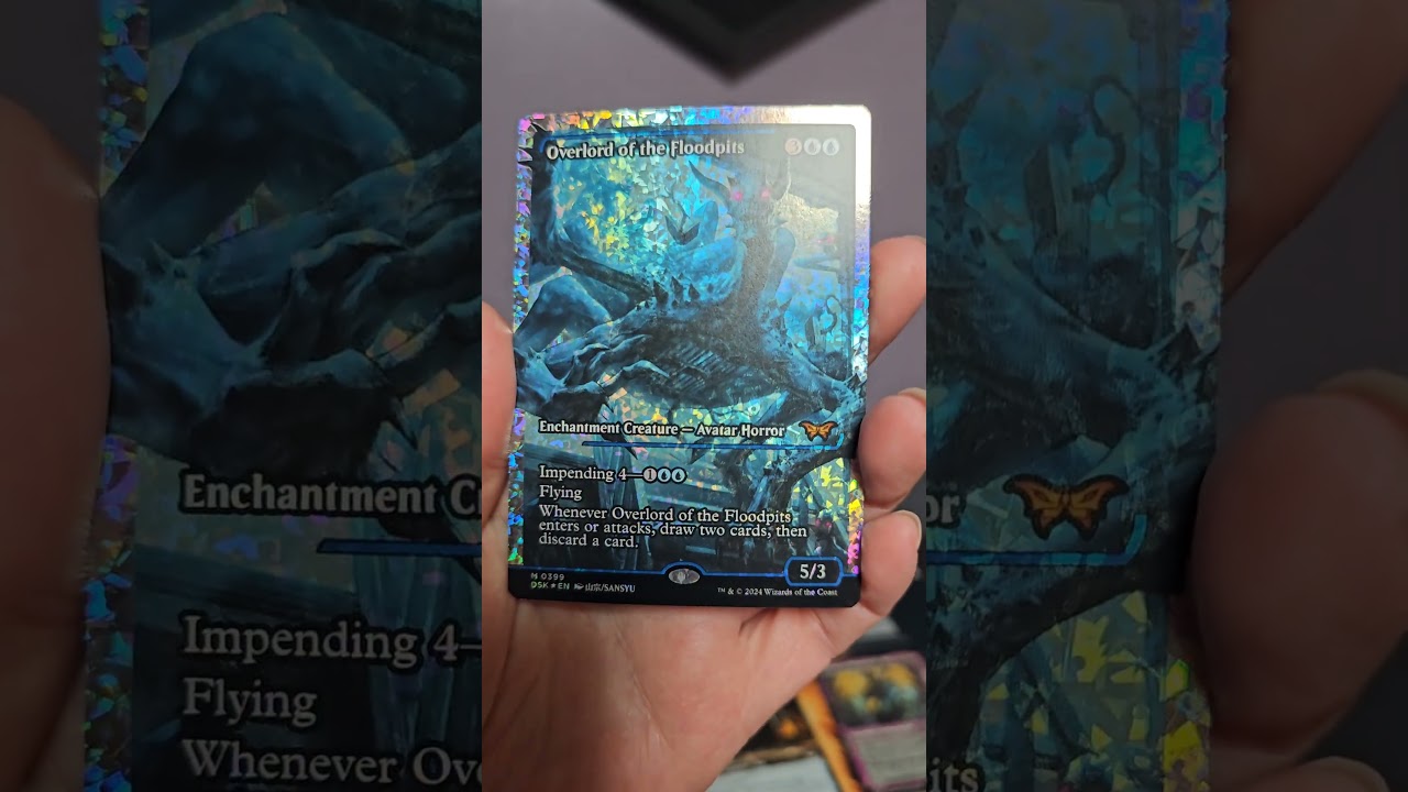 Overlord of the Floodpits Fractured foil  #magicthegathering #shorts