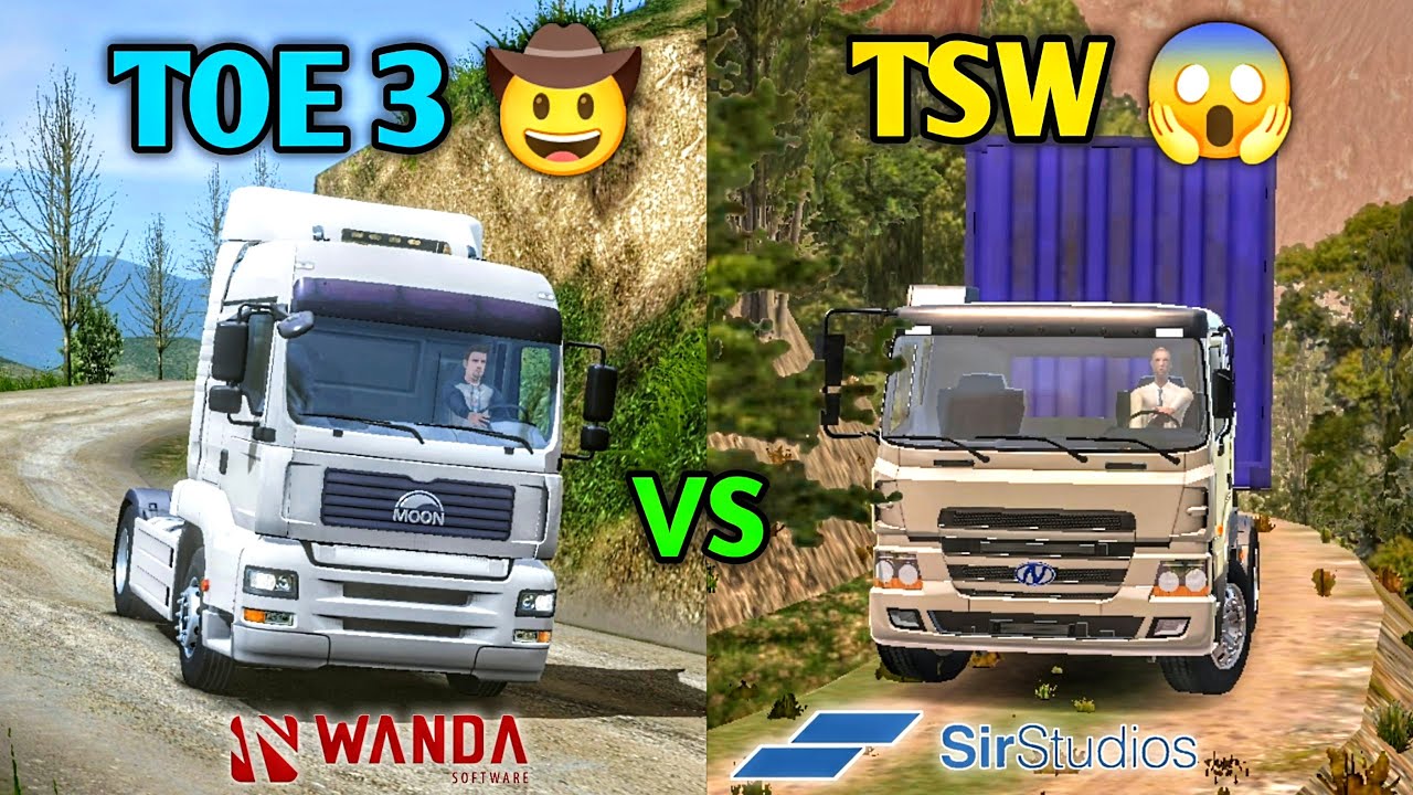 🚚Best Comparison Between Truck Simulator World with Truckers of Europe 3 🏕 | Truck Gameplay