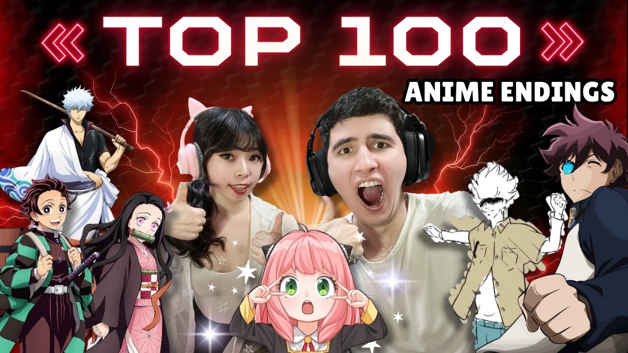 Non Anime Fan Reacts To Top 100 Most Listened Anime Endings Of All Time