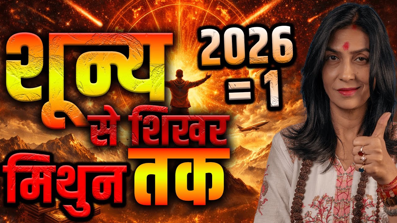 मिथुन राशि वार्षिक राशिफल 2026 | करियर में उछाल, धन लाभ और रिश्तों में नए मोड़