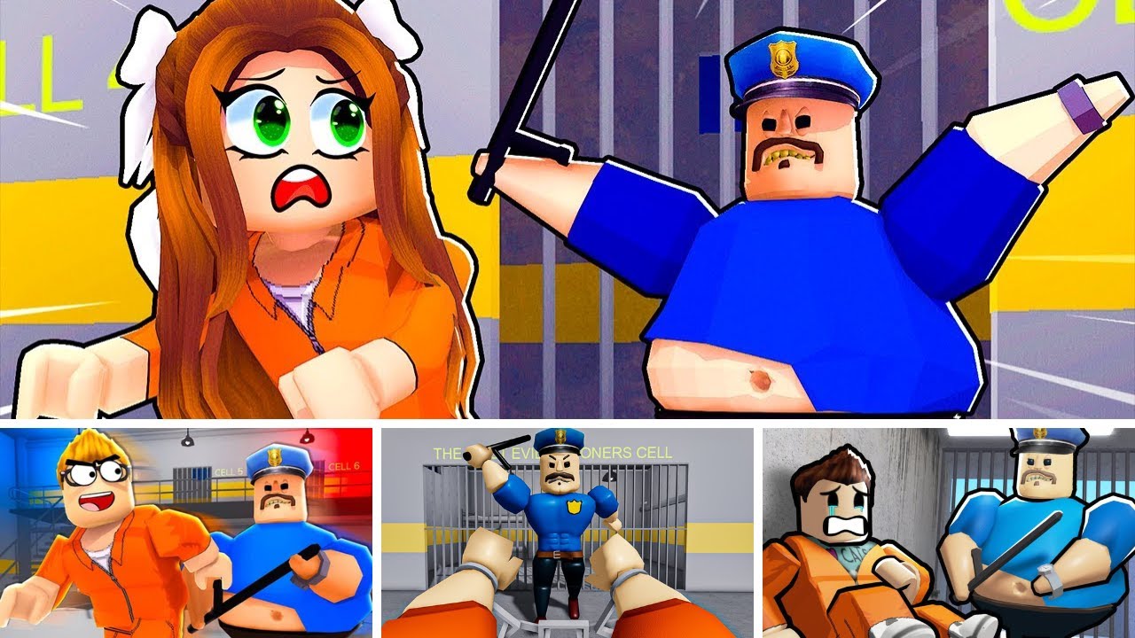 🔓🏃‍♂️ Obby Escape from Barry Prison ! 🚔😱 Can You Survive?! 🔥🧱