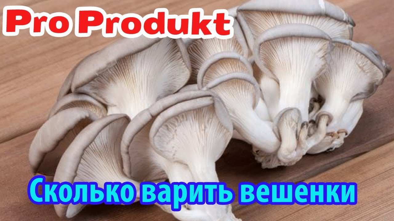 Сколько варить вешенки