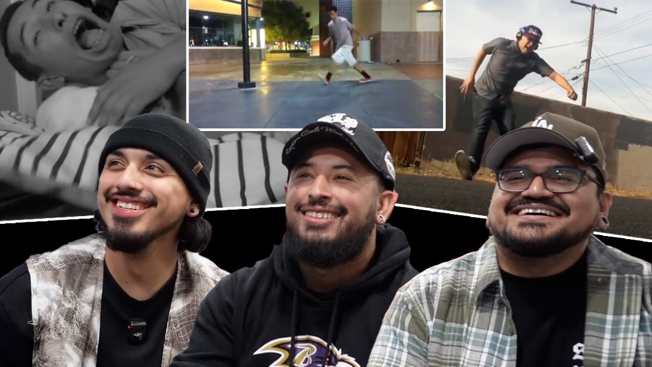 REACTING TO OUR HIGH SCHOOL VIDEOS | Maple Alley