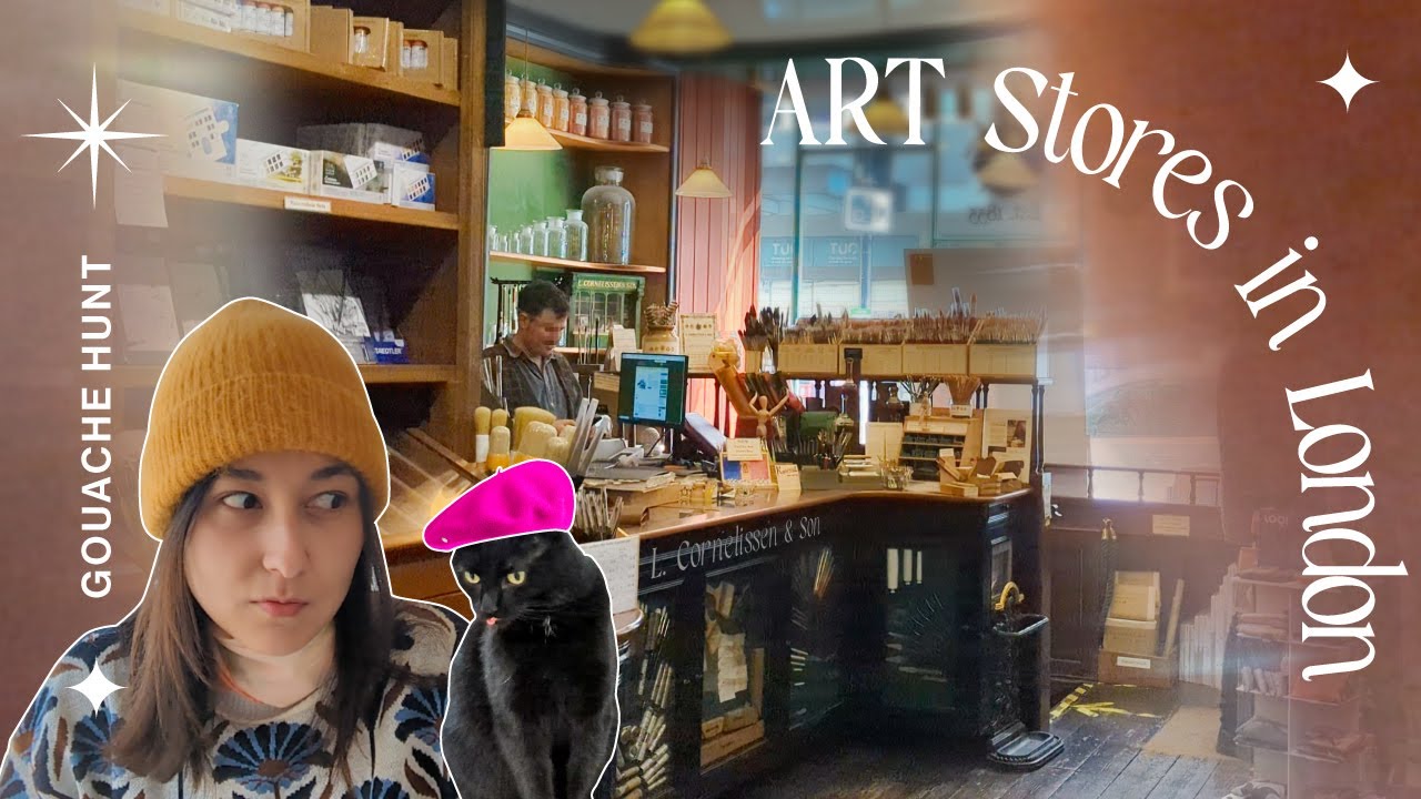 Gouache Hunting in 7 Art Stores in London