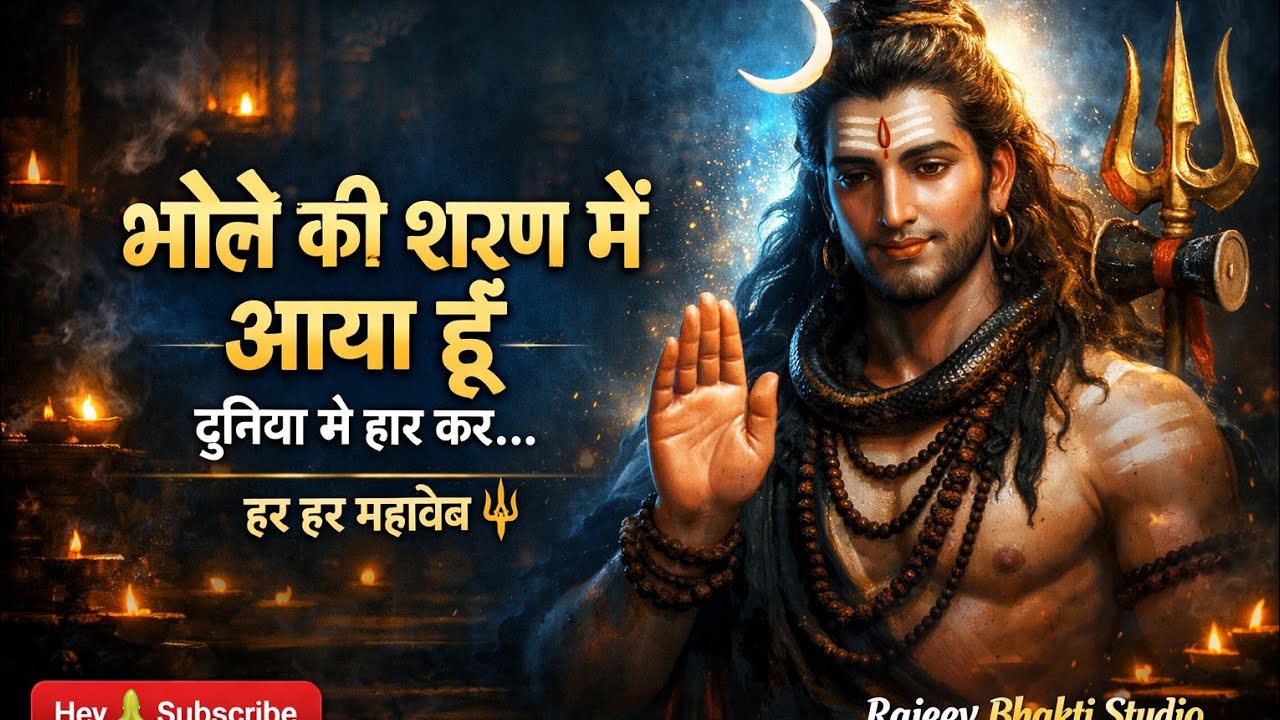 भोले की शरण में आया हूँ | Shiv Bhajan |Rajeev Bhakti Studio New bhajan 2026 #HarHarMahadev#ShivBhaja