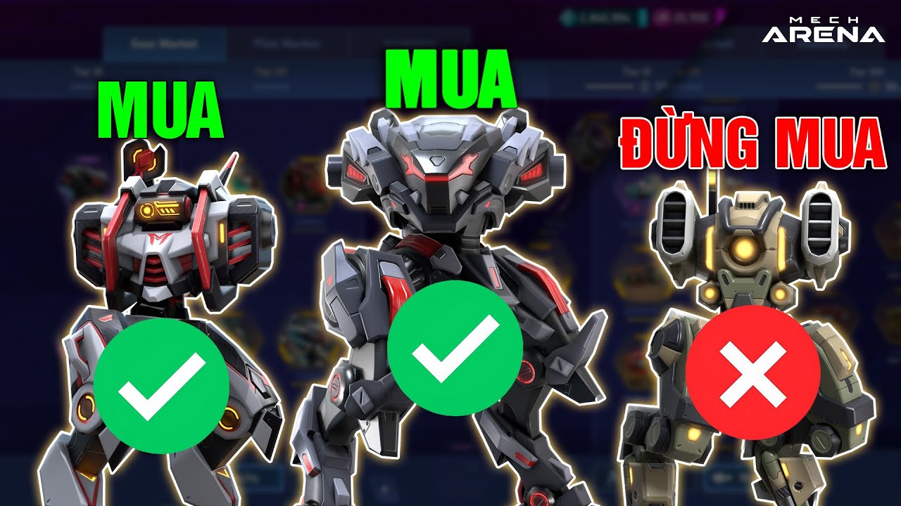 Top Mech sử thi Đáng Đầu Tư nhất - Bản cập nhật giảm giá - Mech Arena