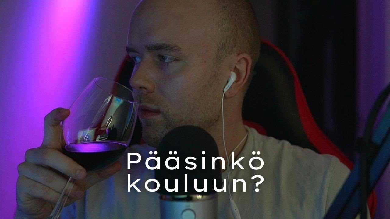 ASMR SUOMI 🍷 Viiniä ja höpöttelyä • Kuiskailua • Esineiden sivelyä