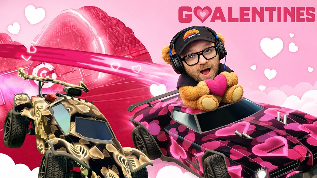 Rocket League Valentines Day Stream w/ QUANTUM CAMPER - Goalentines FREE cosmetics
