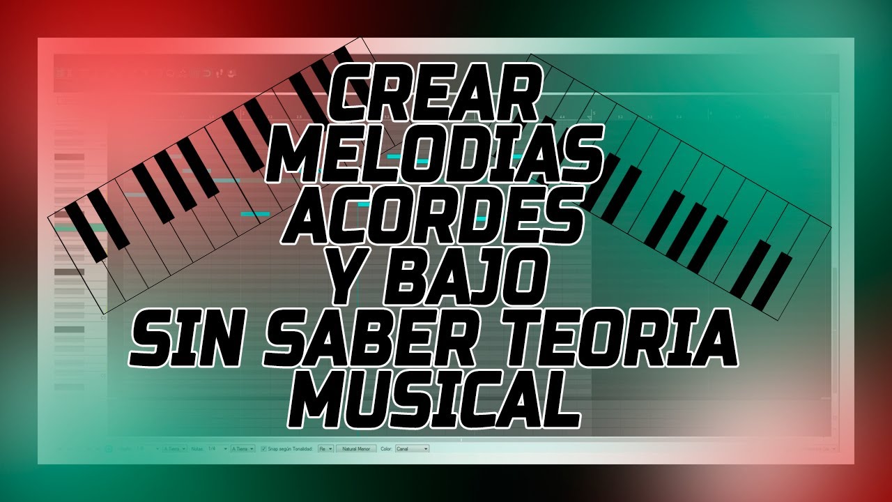 Como crear MELODÍAS ACORDES Y BAJO - Sin saber nada de TEORÍA MUSICAL . (MUY FÁCIL)