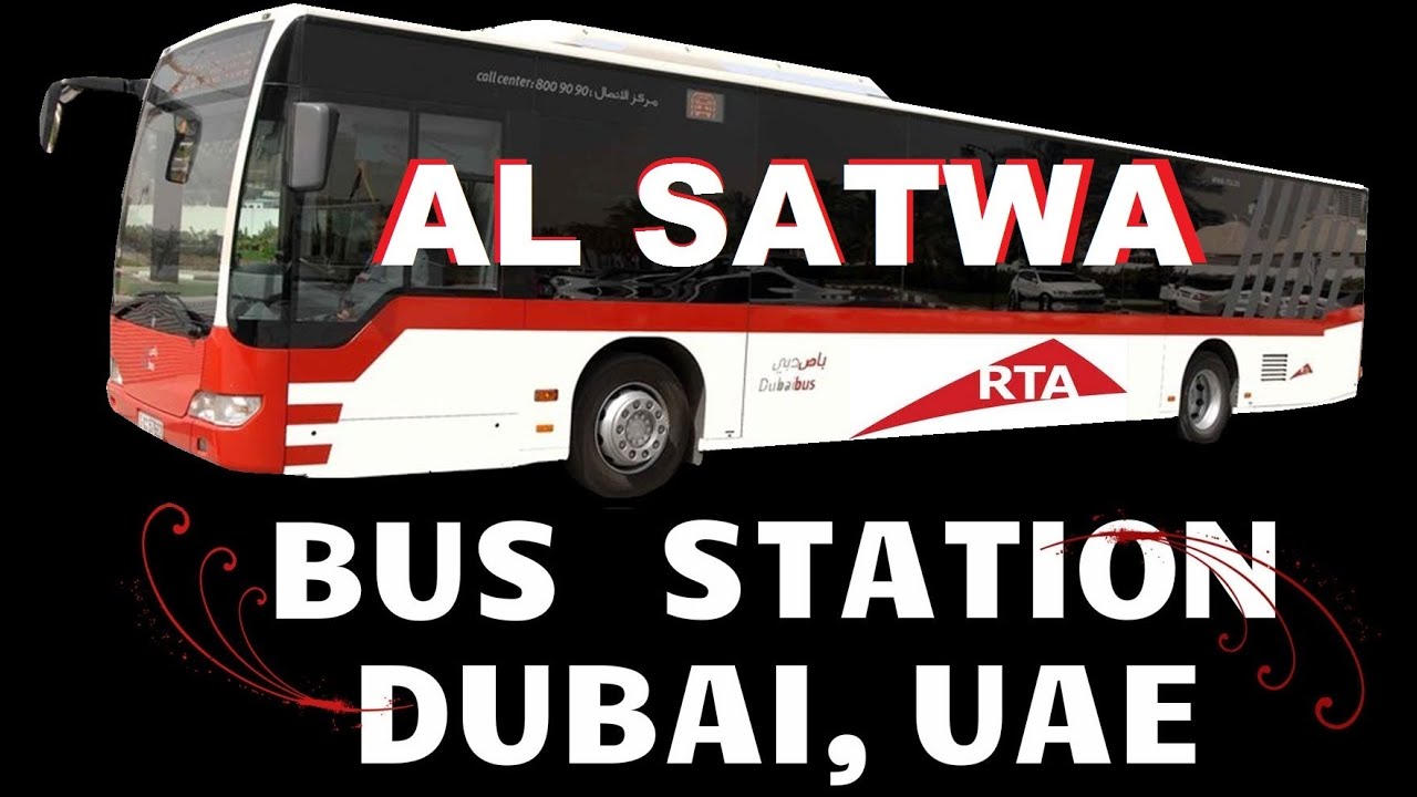 AL SATWA BUS STATION VIDEO, AL SATWA, DUBAI, UNITED ARAB EMIRATES