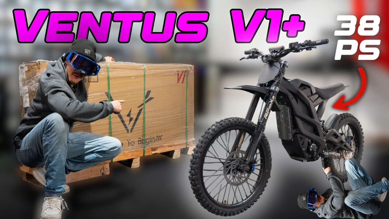 E-Bike mit 38PS! Geht das? Ventus V1+