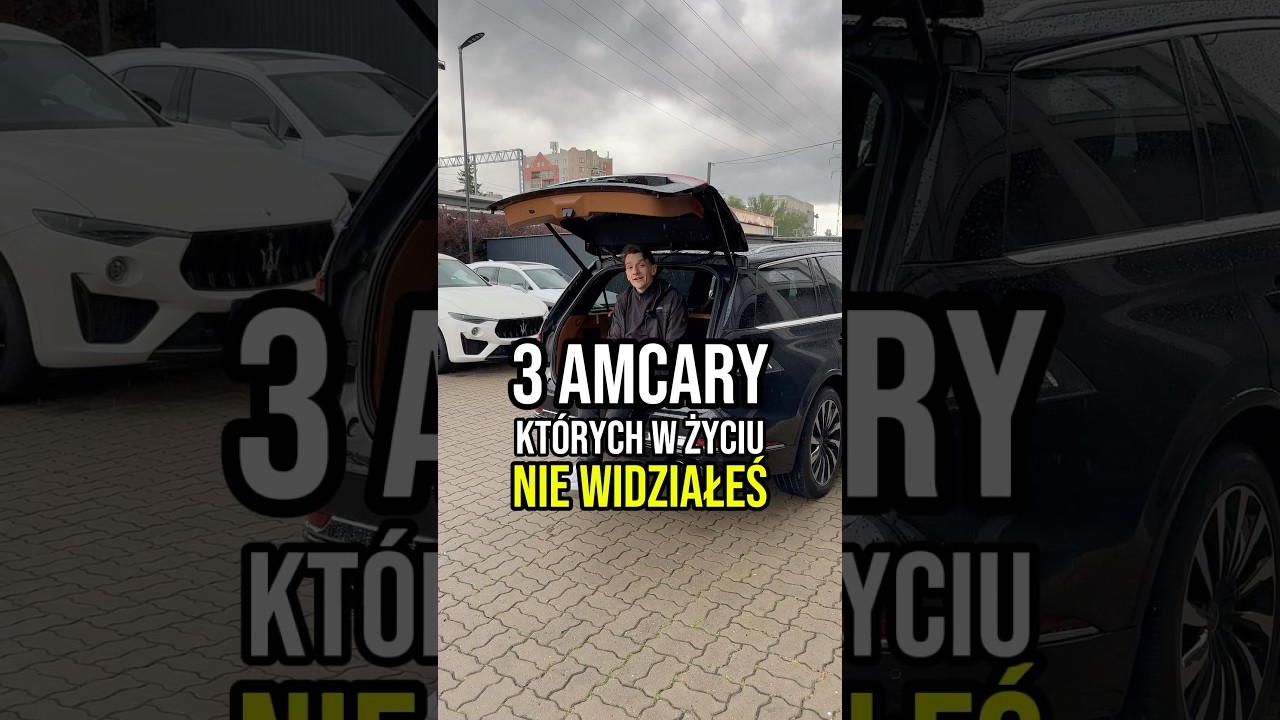 3 Amcary kt&oacute;rych prawdopodobnie w życiu nie widziałeś! 😶 #import #amcar #cadillac #lincoln