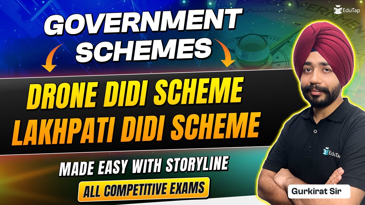 Drone Didi Scheme & Lakhpati Didi Scheme|Government Schemes For Banking Exams|EduTap Current Affairs