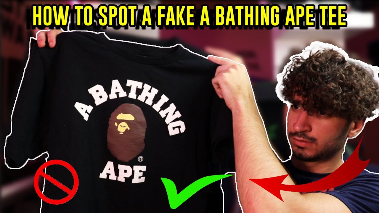 HOW TO SPOT A FAKE A BATHING APE TEE! | REALLY SIMPLE!