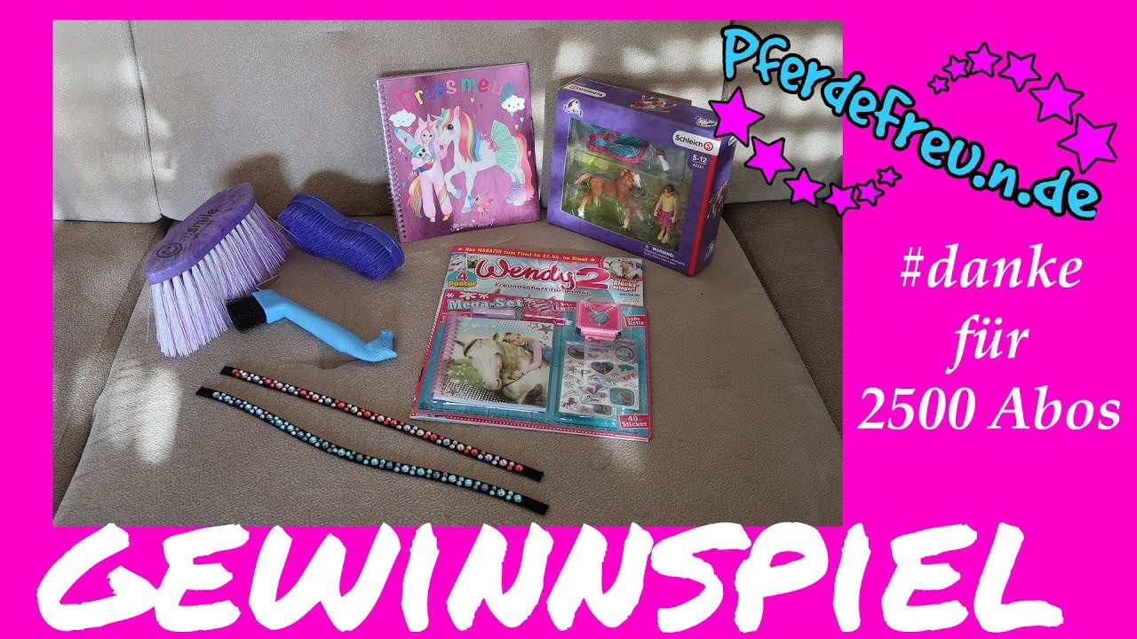 Gewinnspiel | Danke für 2500 Abos [ Pferde Freu.n.de ]