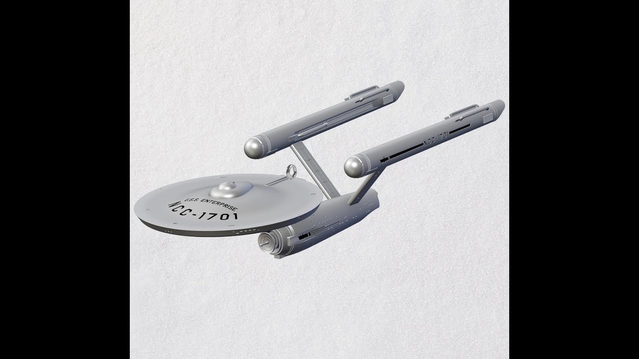 Premium Hallmark 2018 metal USS Enterprise NCC-1701 unboxing