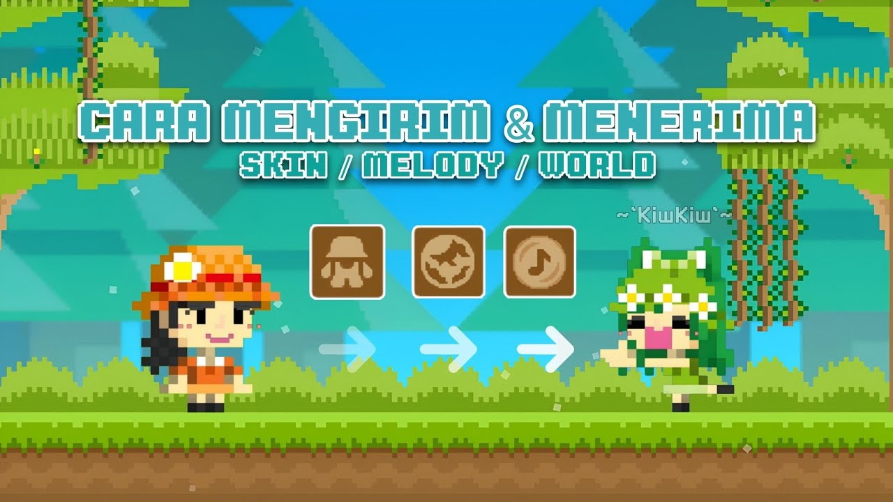 Cara mengirim dan menerima Skin/Melody/World di Boku Boku