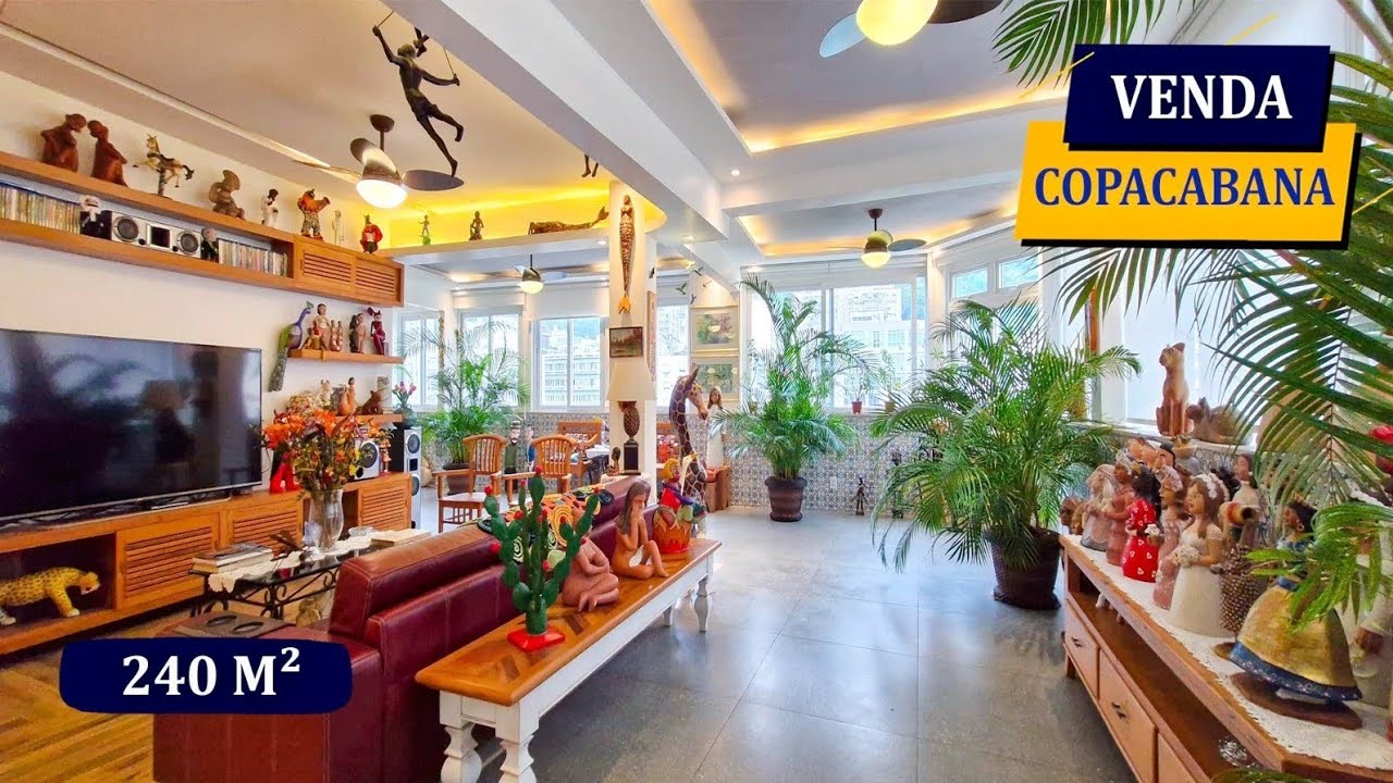 COPACABANA PRAÇA CARDEAL ARCOVERDE COBERTURA LINEAR PANORÂMICA REFORMADÍSSIMA 240M² 4 QUARTOS VAGA