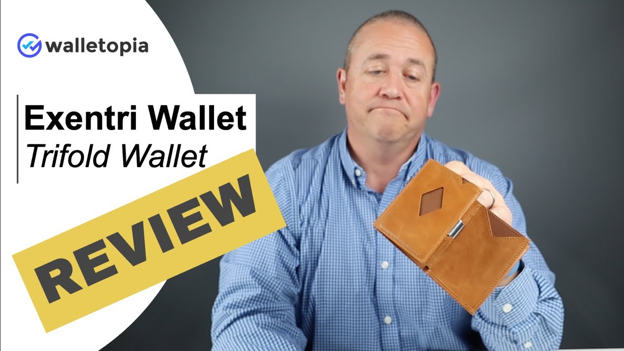 Exentri’s sleek, high capacity trifold is not your father’s bulky wallet