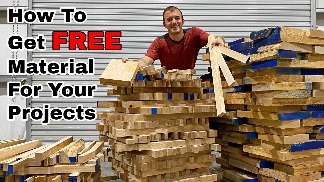 How To Get FREE Hardwood For Your Next Woodworking Project