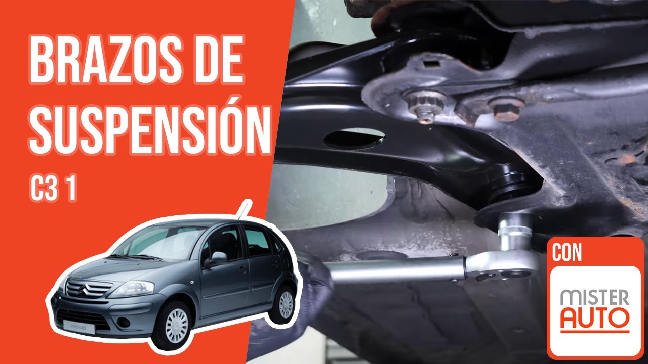 Cómo cambiar los brazos de suspensión Citroën C3 1 🚗