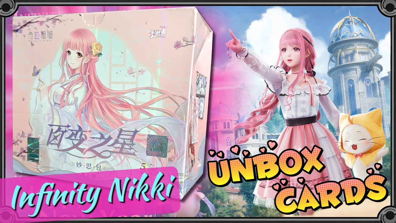 Cartas Infinity Nikki (Miracle Nikki), marca Kayou, Unbox #cards #infinitynikki