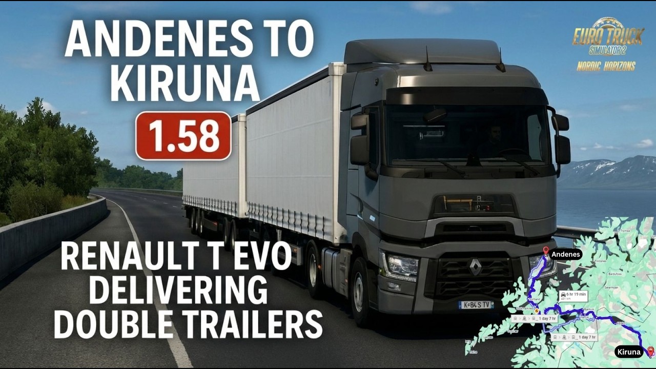 😬I Took a Double Trailer 500m UNDERGROUND!⚠️ New Renault T Dashboard First Look😮 | ETS2 1.58  UPDATE