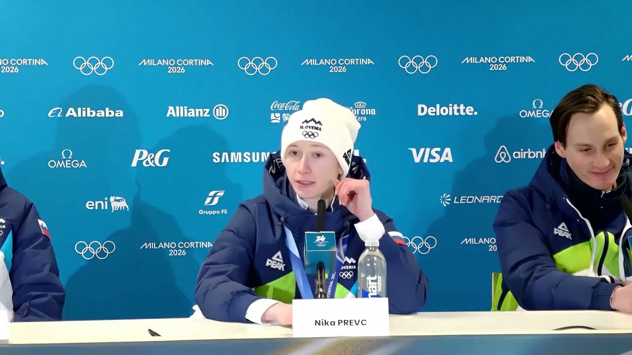 Domen Prevc on winning gold with his sister Nika: 'Goosebumps!'｜Ski Jumping｜Slovenia｜Winter Olympics