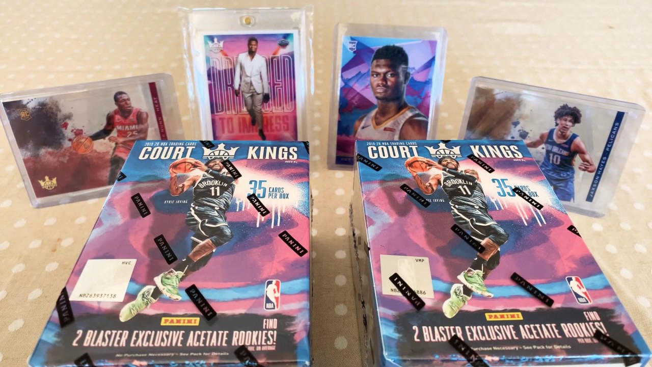 2x 2019/20 Panini Court Kings Blaster Opening *LBJ Hit & AUTO*
