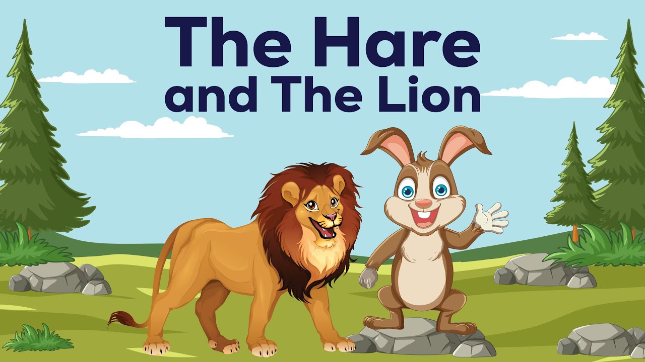 The Hare and The Lion || Best Kids Moral Story ||  English Stories For Kids || #story #kidsvideo