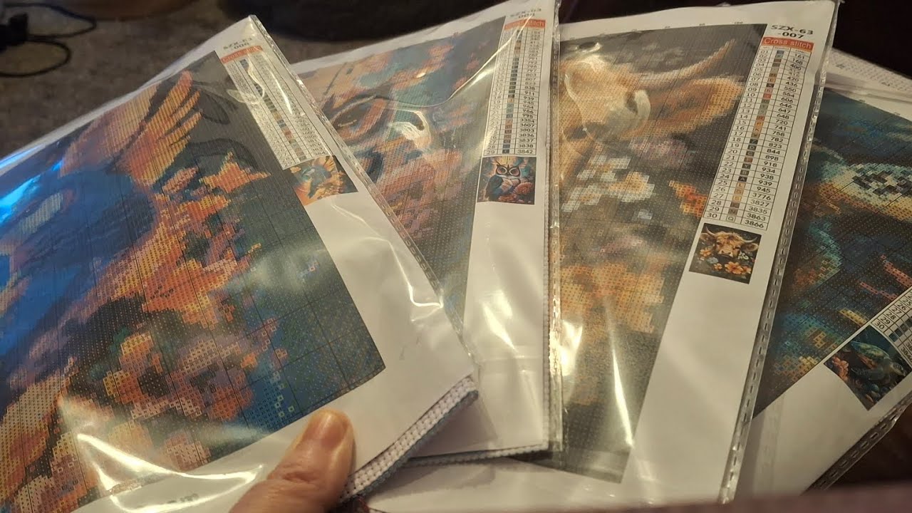 #flosstube  new  haul and unboxing   4kits  for  price .of.one .new.nooks.
