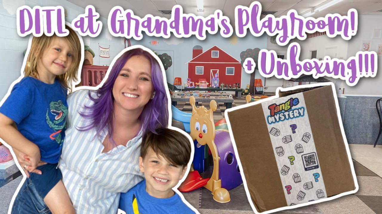 Work a Shift at Grandma’s Playroom + Tangle Mystery Box Unboxing! #grandmasplayroom #fidgets