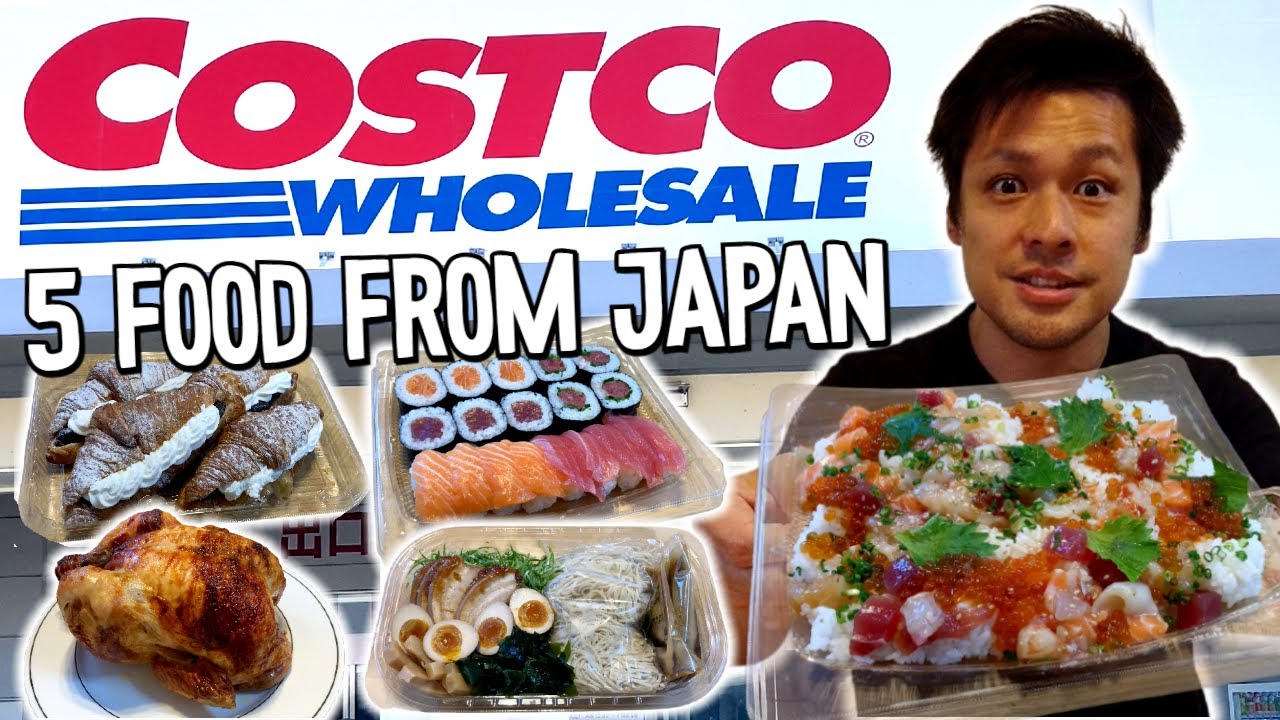 5 Food from Costco Wholesale in Japan!! Sushi, Ramen, Chicken and special croissant!
