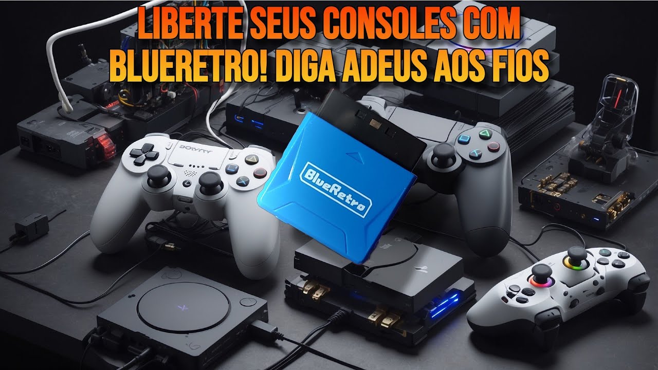 BlueRetro: Liberte seu Playstation 1 e Playstation 2! Diga adeus aos fios.