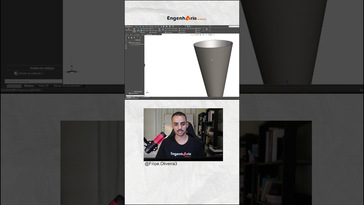Dobra com Loft no Solidworks