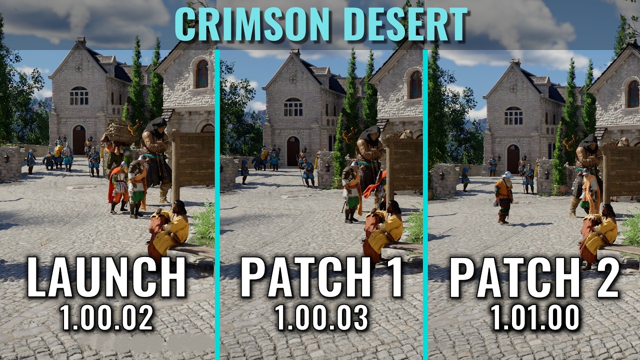 Crimson Desert - Patch 1.01 further Ray Reconstruction improvements - RTX 5060 Ti, RTX 3070 - 1440p