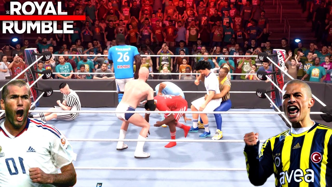 ALEX DE SOUZA ! ZİDANE ! MESSİ KAVGADA ! FUTBOLCULAR ROYAL RUMBLE ! WWE 2K22 ! PS 5 !