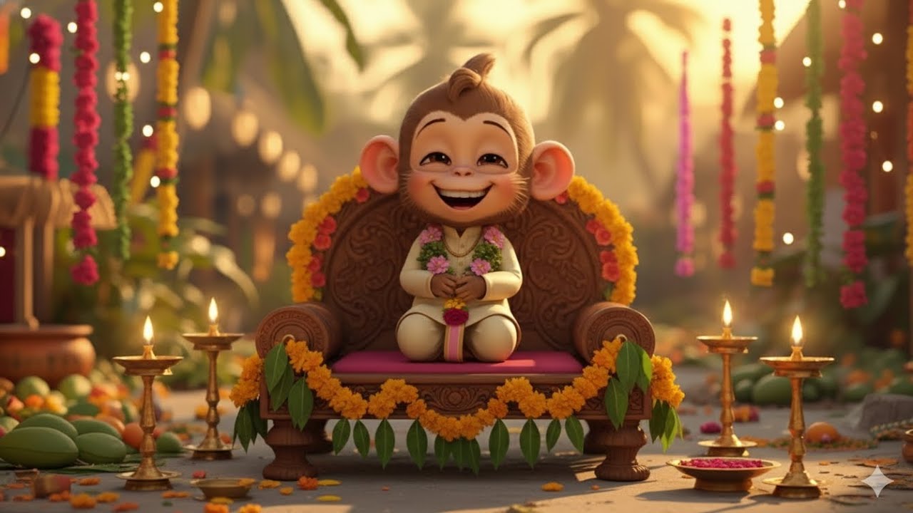 Kothi Bava Pelli | Monkey Wedding Song 🐒💍 | Telugu Rhyme for Kids | Telugu Kids Song