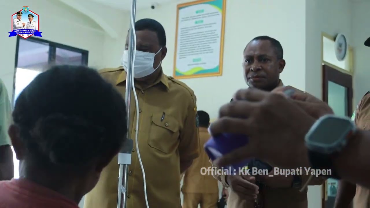 Tinjau IGD Serui, Bupati Yapen Benyamin Arisoy Pastikan Pelayanan Baik Kepada Masyarakat 