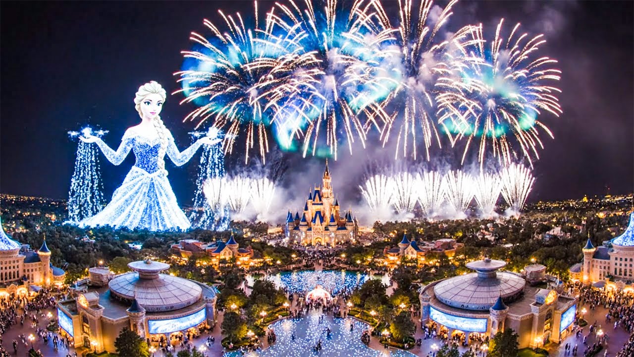 Disneyland Welcomes 2026 with 2,500 Drone Light Show & Fireworks | Epic Live Midnight Event