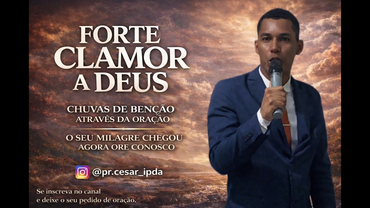 🔴ORAÇÃO CLAMOR A DEUS/ CHUVAS DE MILAGRES 🙏🏻 FORTE ORAÇÃO🙏🏻🔥 #oração 