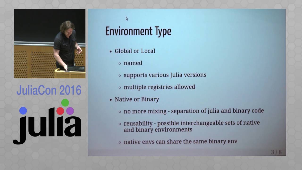 Pkg3: Julia Environments | Art Diky | JuliaCon 2016