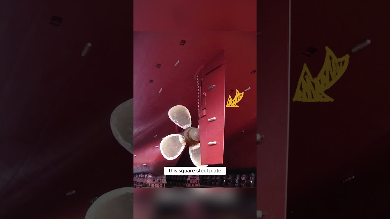 🛳️ How Do Ships Turn? 🤔 Rudders & Tugboats Revealed! #maritime #steering