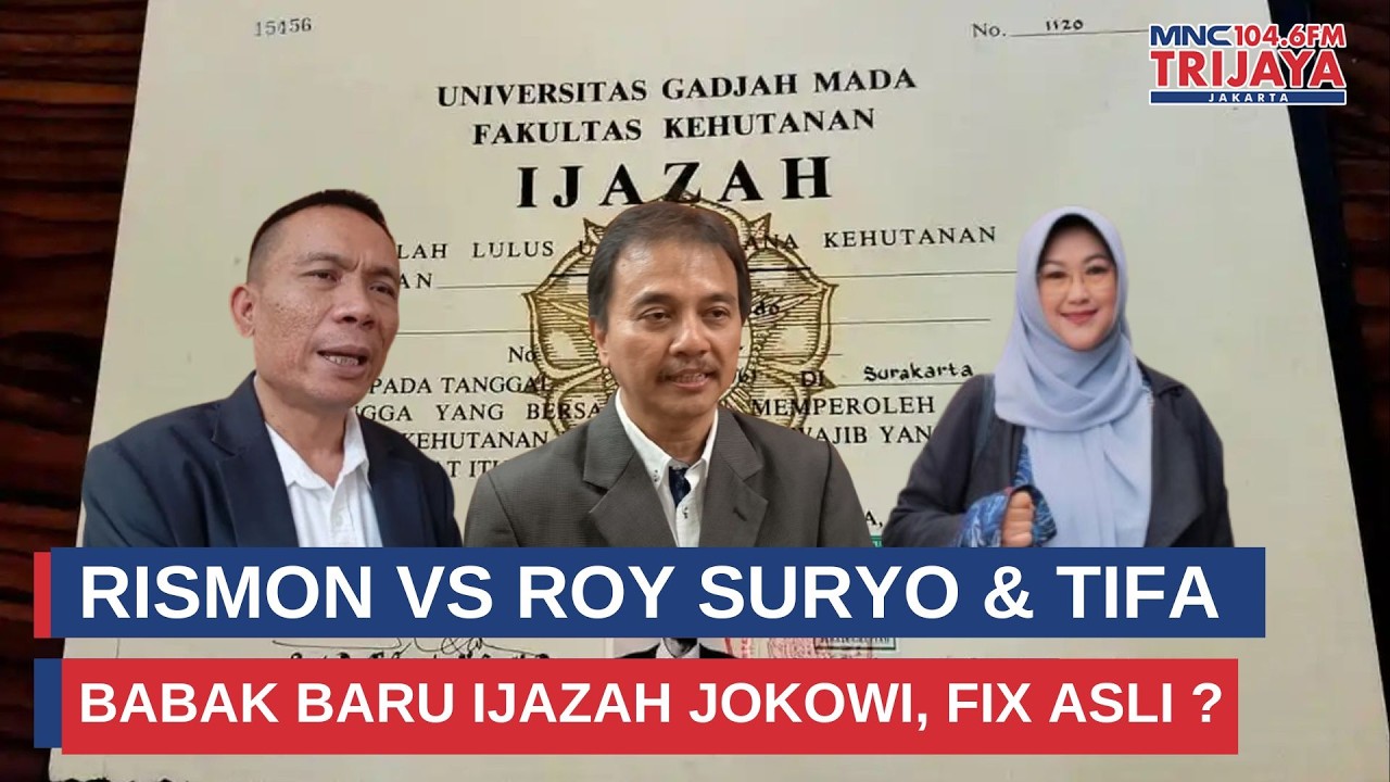 🔴 LIVE Trijaya | Babak Baru Ijazah, Rismon Bertemu Jokowi Bagaimana Nasib Roy Suryo dan Tifa ?