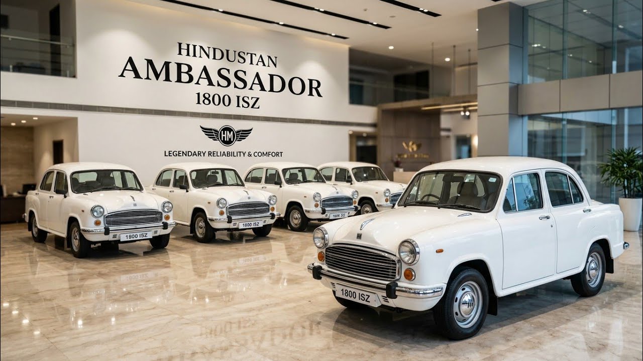 Hindustan Ambassador 1800 ISZ &mdash; легендарный индийский седан, правивший дорогами! 🇮🇳🚗