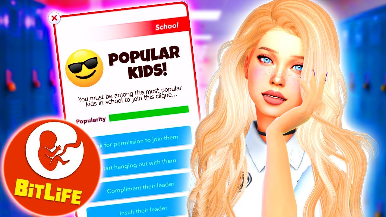We got *POPULAR*!? -  Bitlife Controls My Sims #3!