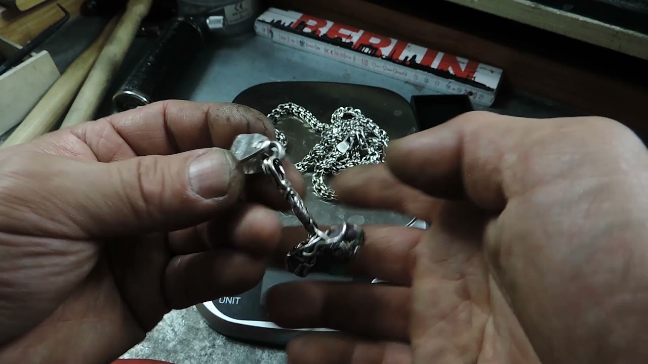 Bismarck Kette 100g 925 Silber handgefertigt