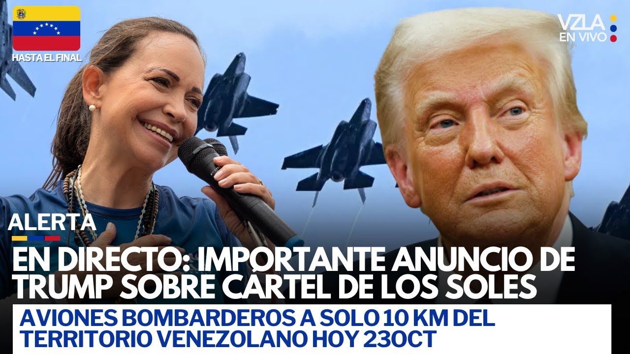 EN VIVO - Donald Trump hace importante anuncio sobre el C&aacute;rtel de los Soles hoy 23OCT #Venezuela