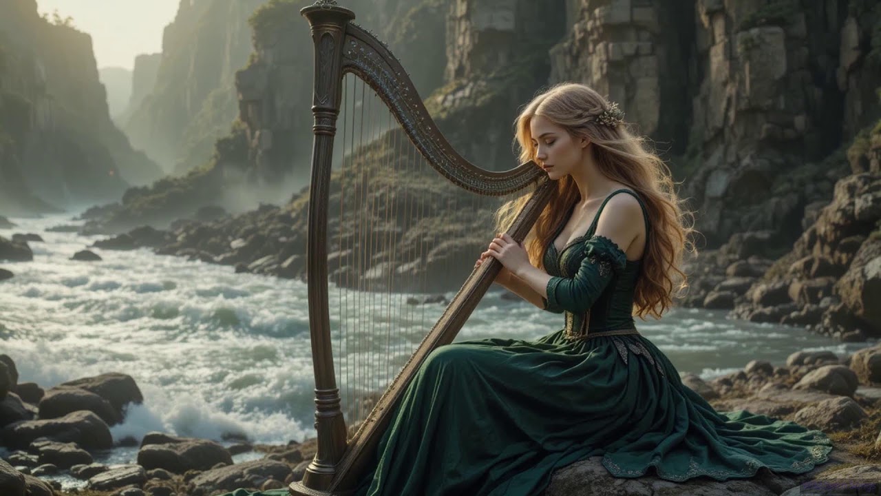 Celtic Harp for Meditation – Peaceful Tunes for Mindfulness and Spiritual Healing